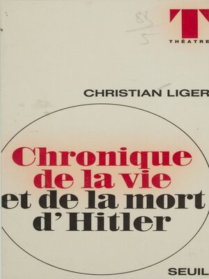 cover image of Chronique de la vie et de la mort d'Hitler